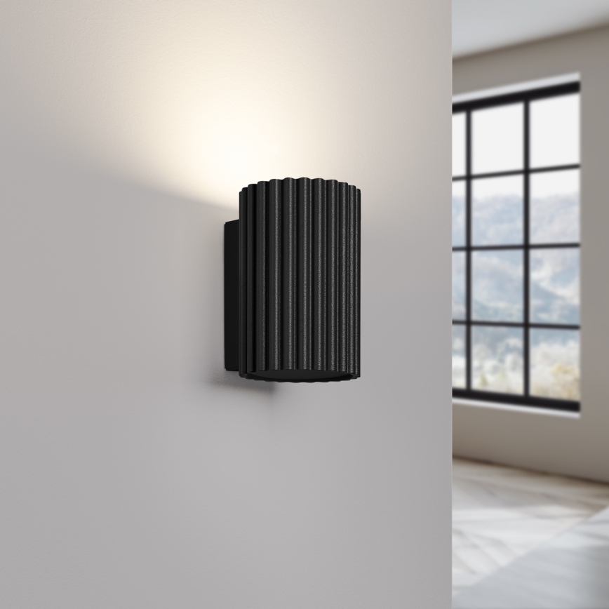 Brilagi - Aplică de perete LED CRESTO 1xGU10/10W/230V, 10 cm, negru
