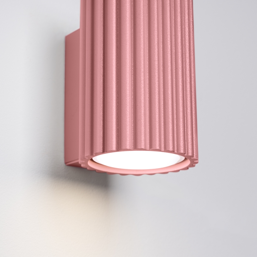Brilagi - Aplica de perete LED CRESTO 1xGU10/10W/230V 10 cm roz