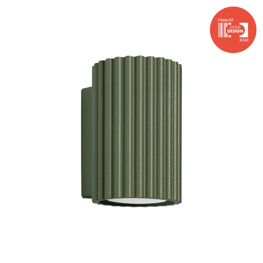 Brilagi - Aplica de perete LED CRESTO 1xGU10/10W/230V 10 cm verde