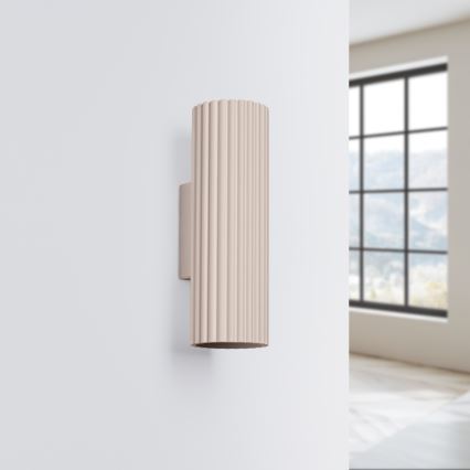 Brilagi - Aplica de perete LED CRESTO, 2x GU10/10W/230V, 20 cm, taupe