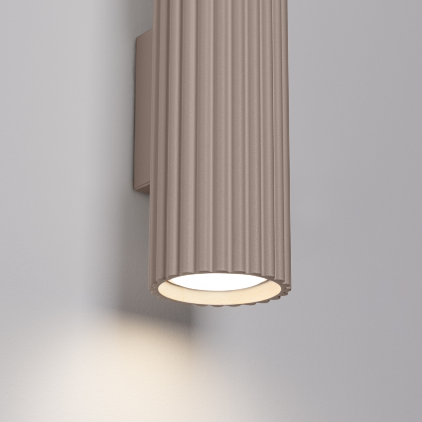 Brilagi - Aplica de perete LED CRESTO, 2x GU10/10W/230V, 20 cm, taupe