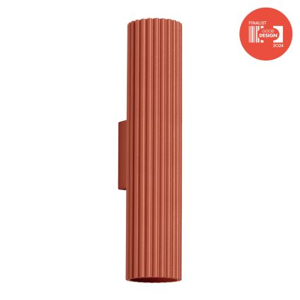 Brilagi - Aplică de perete LED CRESTO 2xGU10/10W/230V 30 cm roșie