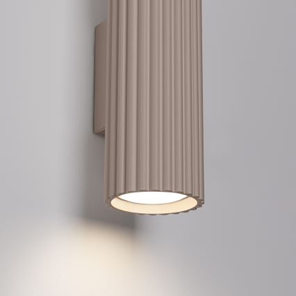 Brilagi - Aplica de perete LED CRESTO, 2xGU10/10W/230V, 30 cm, taupe
