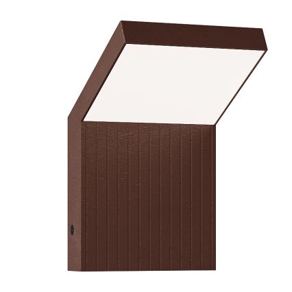 Brilagi - Aplica de perete LED de exterior RIANO LED/8W/230V maro IP65