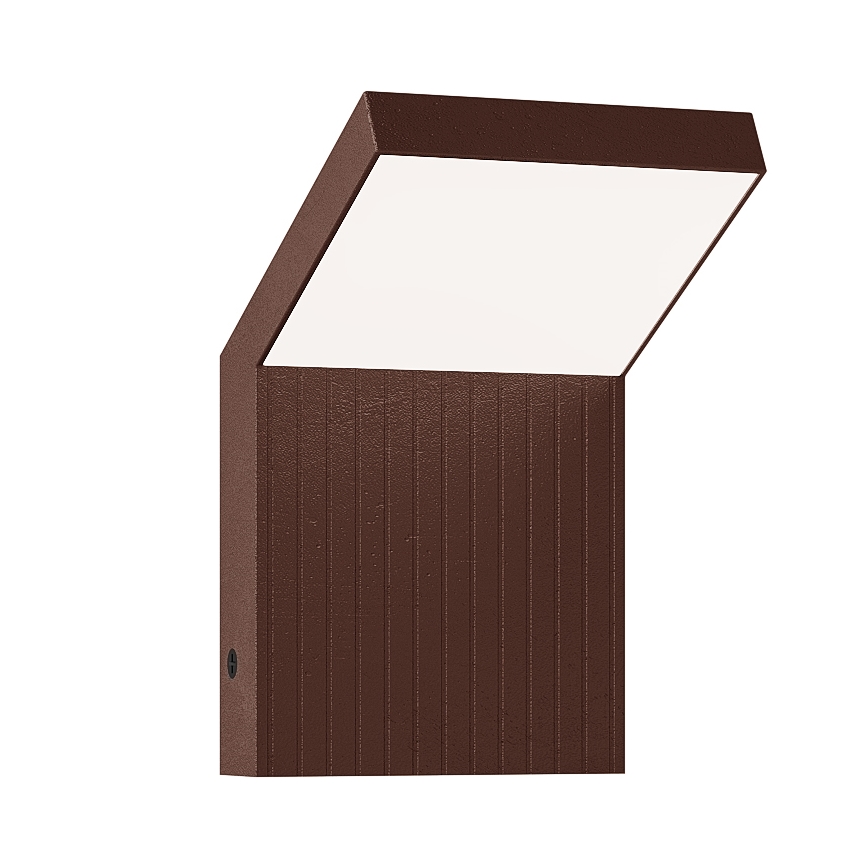 Brilagi - Aplica de perete LED de exterior RIANO LED/8W/230V maro IP65