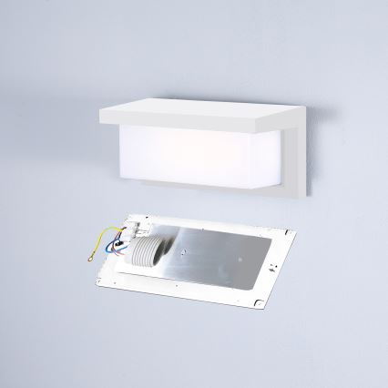 Brilagi - Lampă LED de perete dimmabilă pentru exterior BRICKY 1xE27/6W/230V 2700-6500K IP54, alb