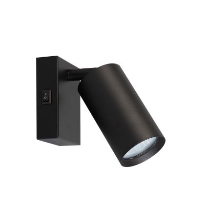Brilagi - Aplica de perete tip spot LED RGBW dimabilă SELE 1x GU10/4,8W/230V 3000K negru + telecomandă
