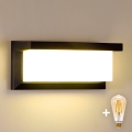 Brilagi - Aplică de perete LED dimerizabilă pentru exterior BRICKY 1xE27/6W/230V 2700-6500K IP54 negru