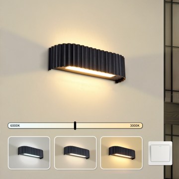 BRILAGI - Aplică de perete LED FALCON MODERN LED/10W/230V 30 cm 3000/4500/6000K neagră