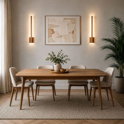BRILAGI - Aplică de perete LED GARDALINE LED/90W/230V 100 cm stejar