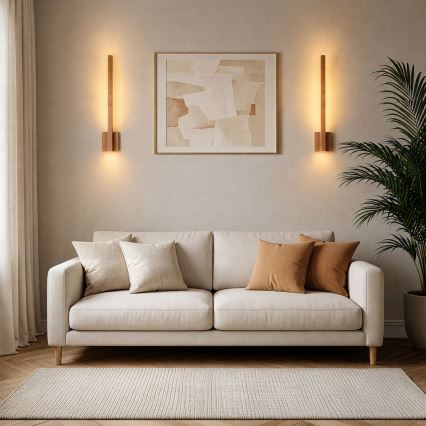 BRILAGI - Aplică de perete LED GARDALINE LED/90W/230V 100 cm stejar