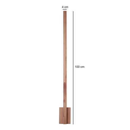 BRILAGI - Aplică de perete LED GARDALINE LED/90W/230V 100 cm stejar