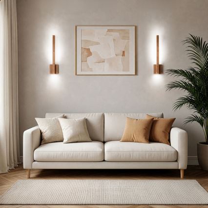 BRILAGI - Aplică de perete LED GARDALINE LED/90W/230V 60 cm stejar