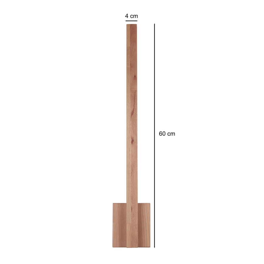 BRILAGI - Aplică de perete LED GARDALINE LED/90W/230V 60 cm stejar