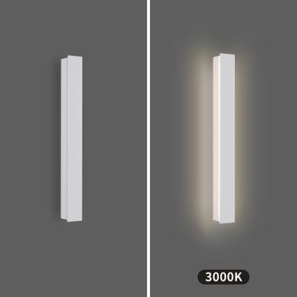 Brilagi - Aplică LED de perete pentru exterior LINEAR LED/12W/230V 3000K IP65 50 cm alb CRI 90