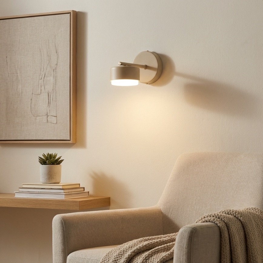 Brilagi - Aplica de perete LED MONO 1xGX53/30W/230V bej