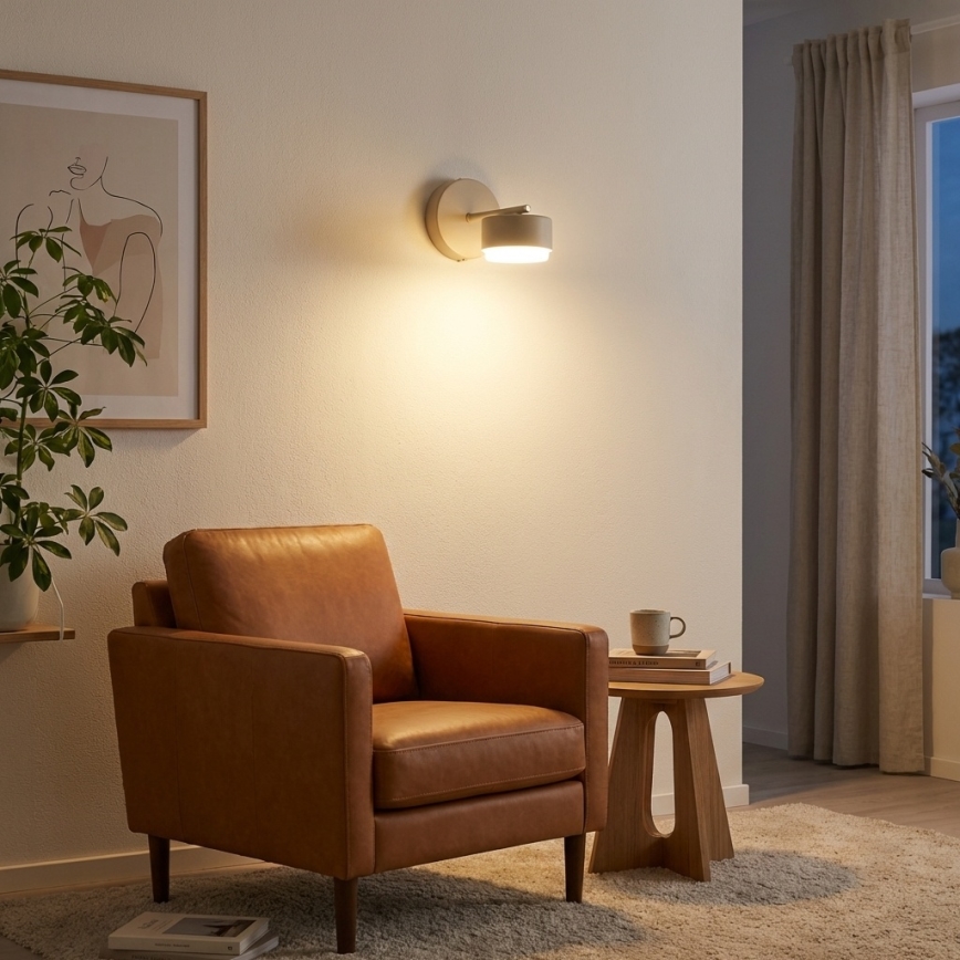 Brilagi - Aplica de perete LED MONO 1xGX53/30W/230V bej
