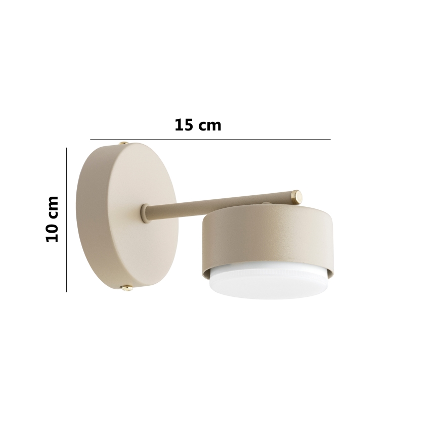 Brilagi - Aplica de perete LED MONO 1xGX53/30W/230V bej