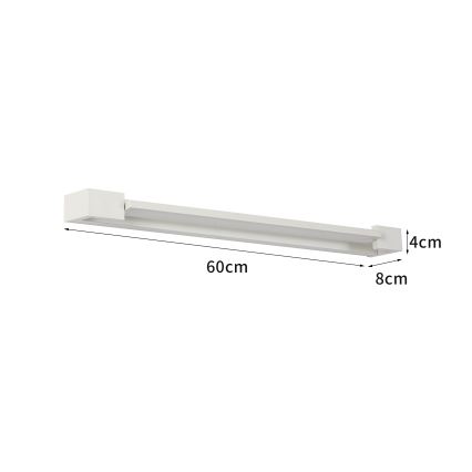 BRILAGI - LED Aplică de perete pentru exterior AQUA LINE LED/18W/230V 60 cm IP44 albă CRI 90