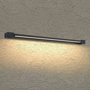 BRILAGI - Aplica de perete LED pentru exterior AQUA LINE LED/24W/230V 90 cm IP44 neagră CRI 90