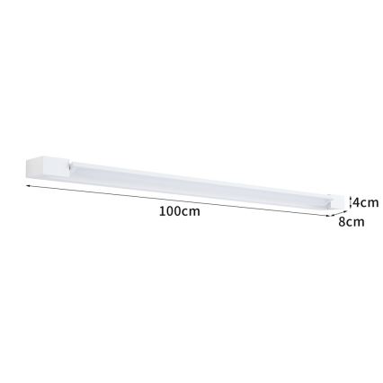 BRILAGI - Aplică de perete pentru exterior cu LED AQUA LINE LED/28W/230V 100 cm IP44 albă CRI 90