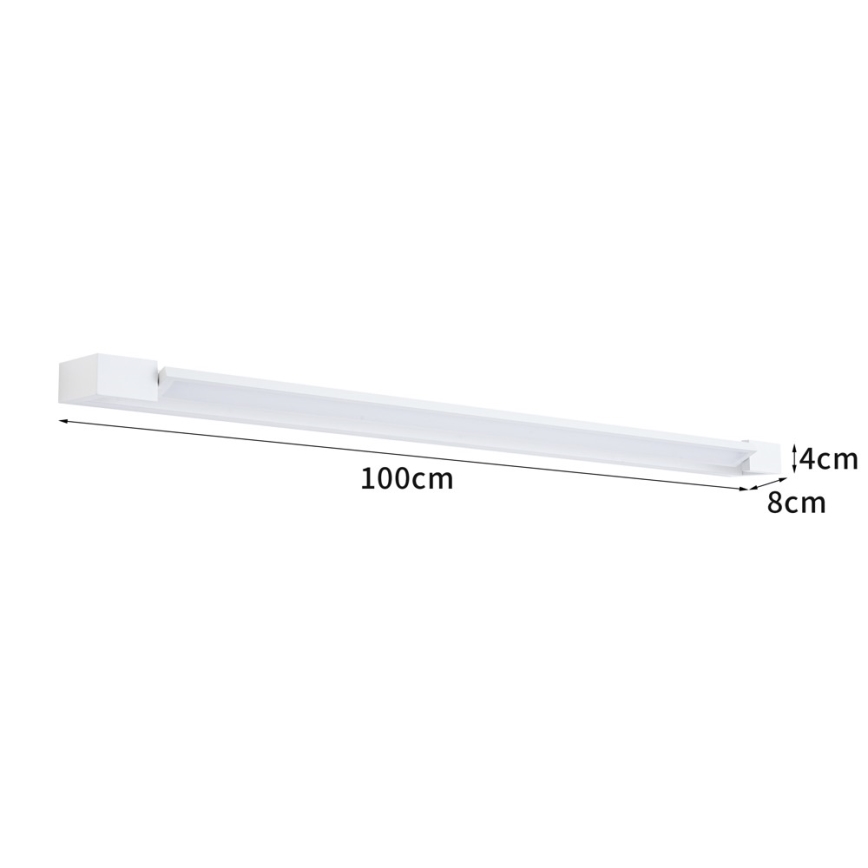 BRILAGI - Aplică de perete pentru exterior cu LED AQUA LINE LED/28W/230V 100 cm IP44 albă CRI 90
