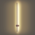 Brilagi - Aplică de perete LED pentru exterior AURA, 20 W, 230 V, 3000 K, IP54, 97 cm, maro, CRI 90