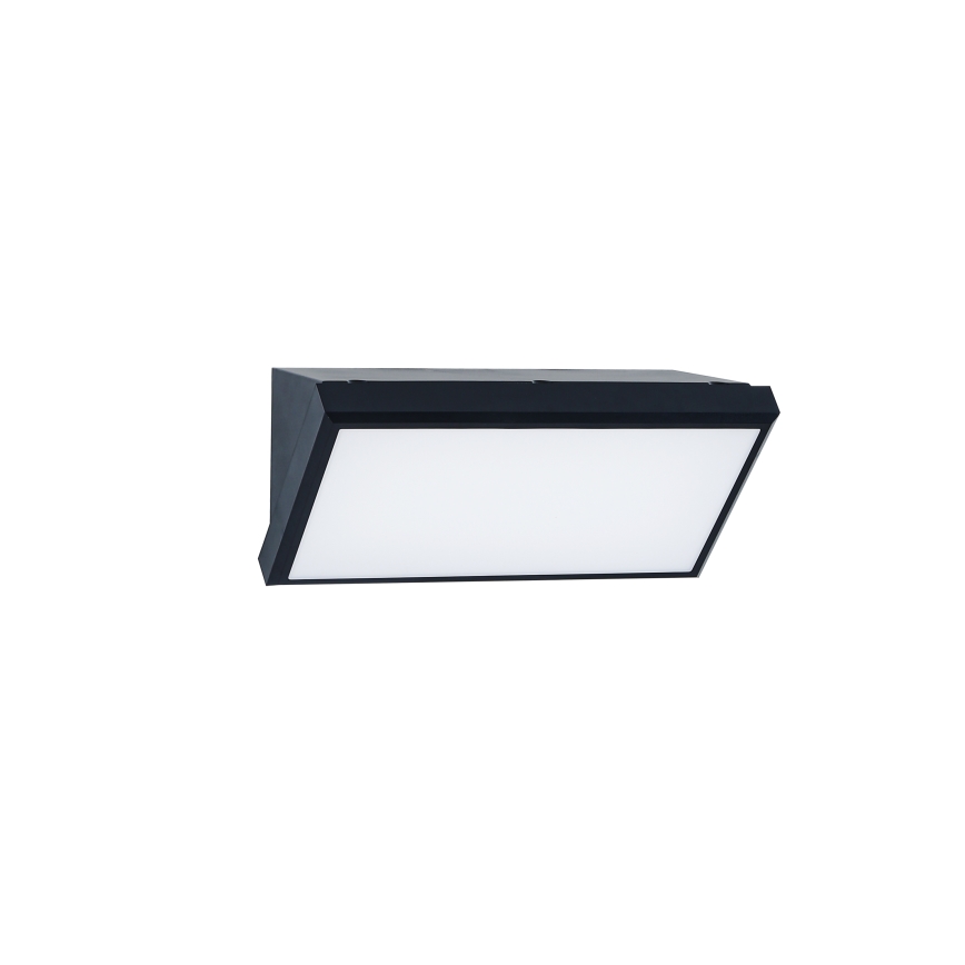 Brilagi TRIANGLE - Aplică LED de perete pentru exterior cu senzor, 20W, 230V, negru, IP65
