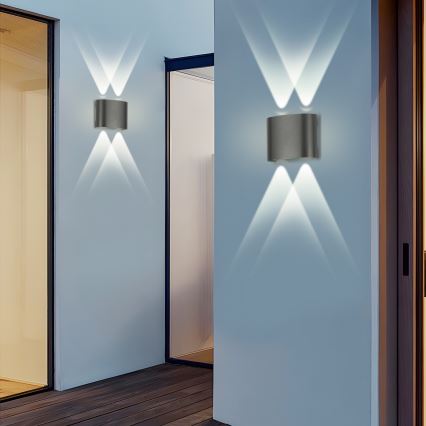 Brilagi - Aplică de perete LED pentru exterior FLAREBOX LED/4W/230V antracit IP65