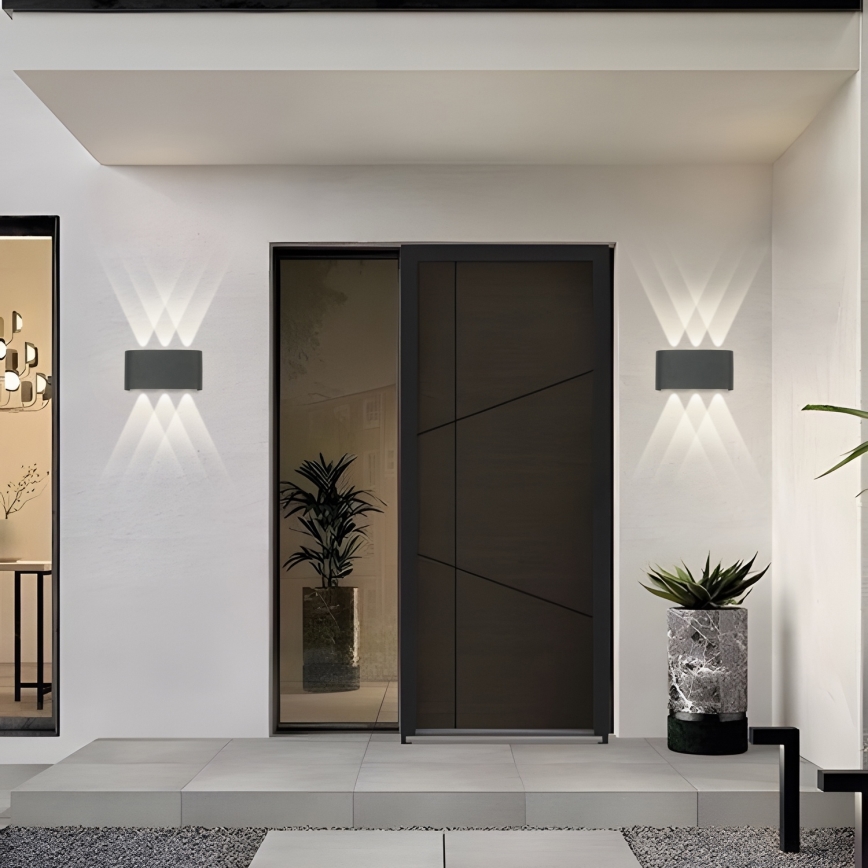 Brilagi - Aplica de perete LED pentru exterior FLAREBOX LED/6W/230V, antracit, IP65