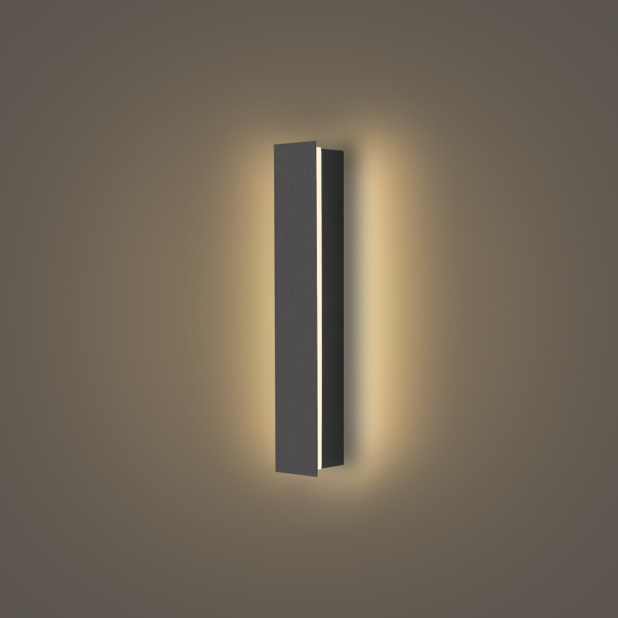 Brilagi - Aplică de perete LED pentru exterior LINEAR, 8W, 230V, 3000K, IP65, 30 cm, antracit, CRI 90