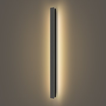 Brilagi - Aplică de perete LED pentru exterior LINEAR LED/22W/230V 3000K IP65 100 cm neagră CRI 90