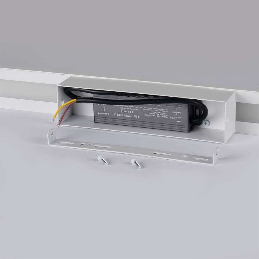 Brilagi - LUNA Aplica LED de exterior, 30W, 230V, 3000K, IP65, 150 cm, alb, CRI 90