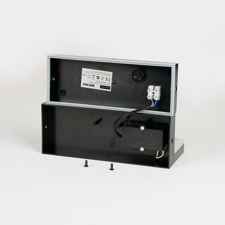 Brilagi - Aplică de perete LED pentru exterior TESSI LED/10W/230V neagră IP54