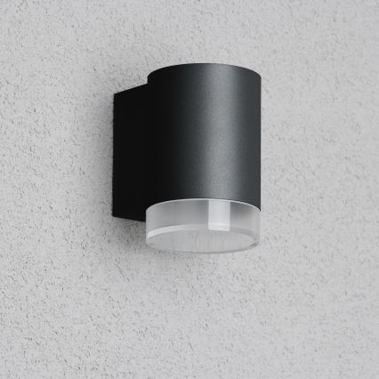Brilagi - Aplică de perete MATERA LED RGBW dimmabilă 1xGU10/4,8W/230V 3000K IP54 neagră + telecomandă