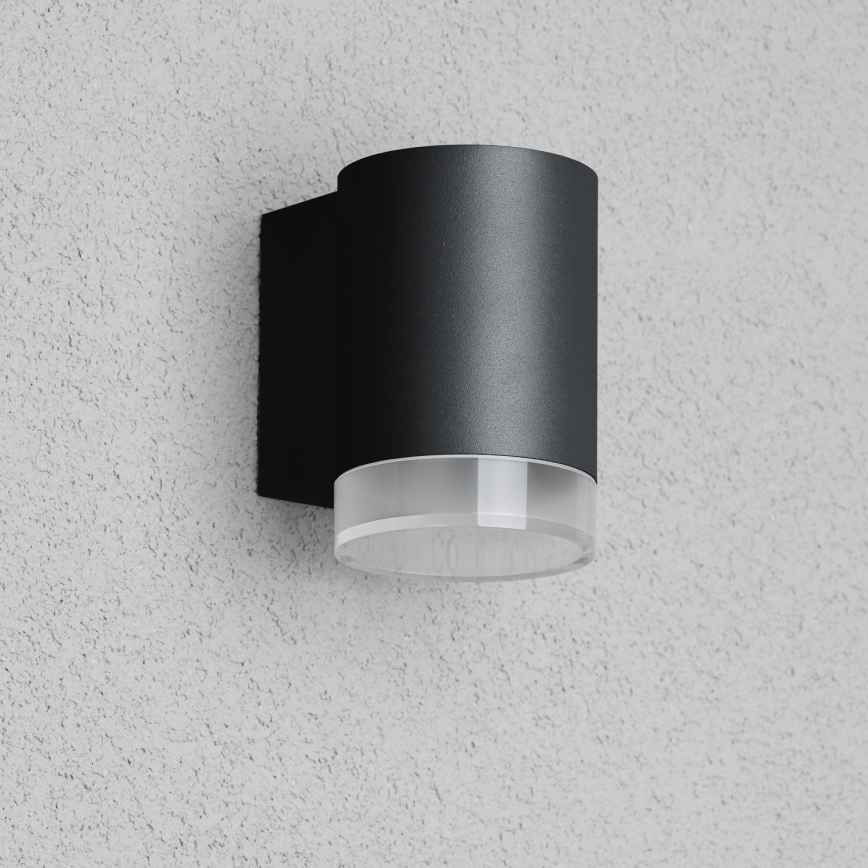 Brilagi - Aplică de perete MATERA LED RGBW dimmabilă 1xGU10/4,8W/230V 3000K IP54 neagră + telecomandă