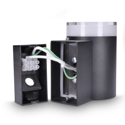 Brilagi - Aplică de perete MATERA LED RGBW dimmabilă 1xGU10/4,8W/230V 3000K IP54 neagră + telecomandă