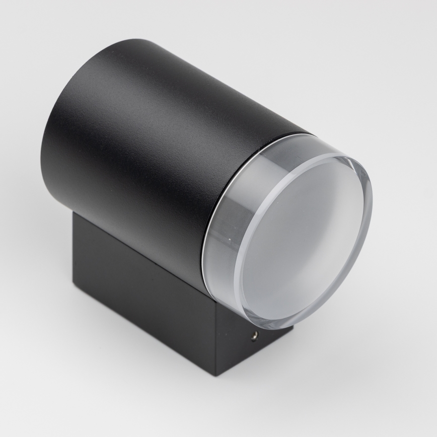 Brilagi - Aplică de perete MATERA LED RGBW dimmabilă 1xGU10/6W/230V 3000K IP54 neagră + telecomandă