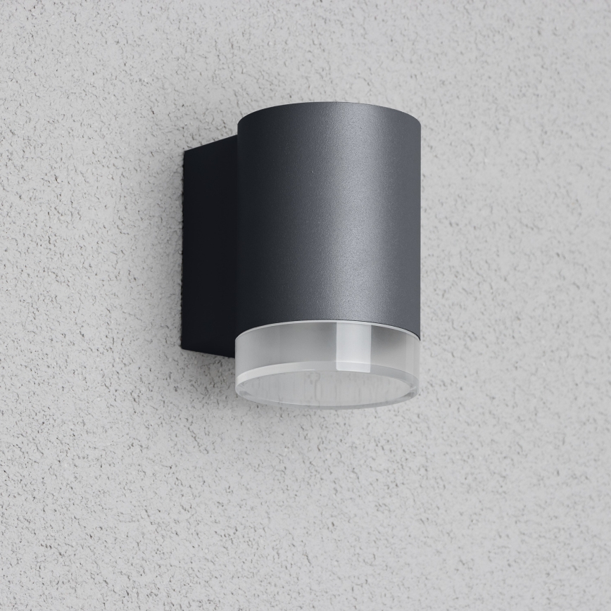 Brilagi - Aplica de perete pentru exterior MATERA LED RGBW reglabilă 1xGU10/4,8W/230V 3000K IP54 antracit + telecomandă
