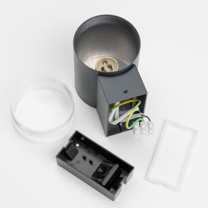 Brilagi - Aplica de perete pentru exterior MATERA LED RGBW reglabilă 1xGU10/4,8W/230V 3000K IP54 antracit + telecomandă