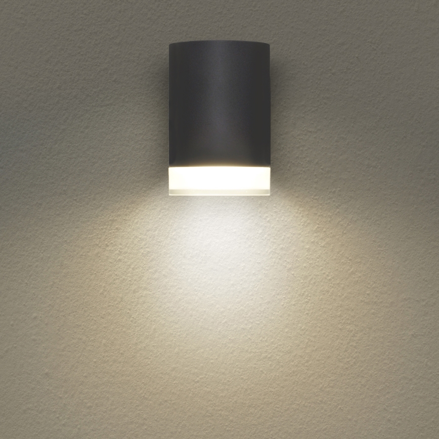 Brilagi - Aplica de perete pentru exterior MATERA LED RGBW reglabilă 1xGU10/4,8W/230V 3000K IP54 antracit + telecomandă