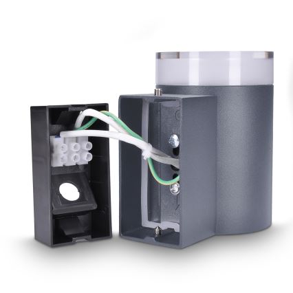 Brilagi - Aplica de perete pentru exterior MATERA LED RGBW reglabilă 1xGU10/4,8W/230V 3000K IP54 antracit + telecomandă
