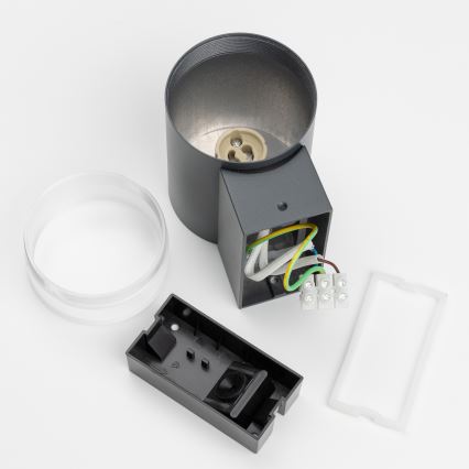 Brilagi - Aplica de perete pentru exterior MATERA LED RGBW reglabilă 1xGU10/6W/230V 3000K IP54 antracit + telecomandă