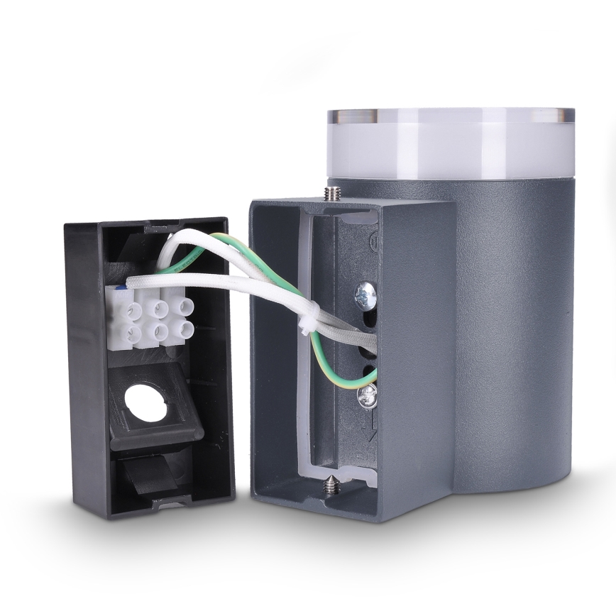 Brilagi - Aplica de perete pentru exterior MATERA LED RGBW reglabilă 1xGU10/6W/230V 3000K IP54 antracit + telecomandă