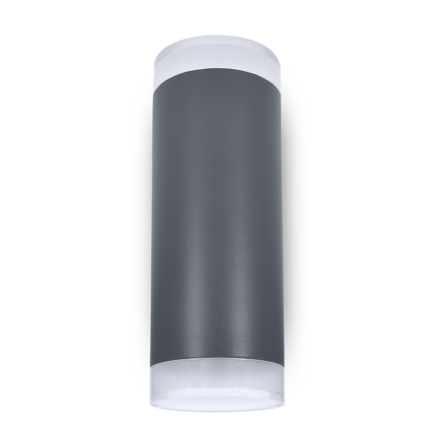 Brilagi - Aplica LED RGBW dimabilă de perete MATERA, 2x GU10/4,8W/230V, 3000K, IP54, antracit + telecomandă
