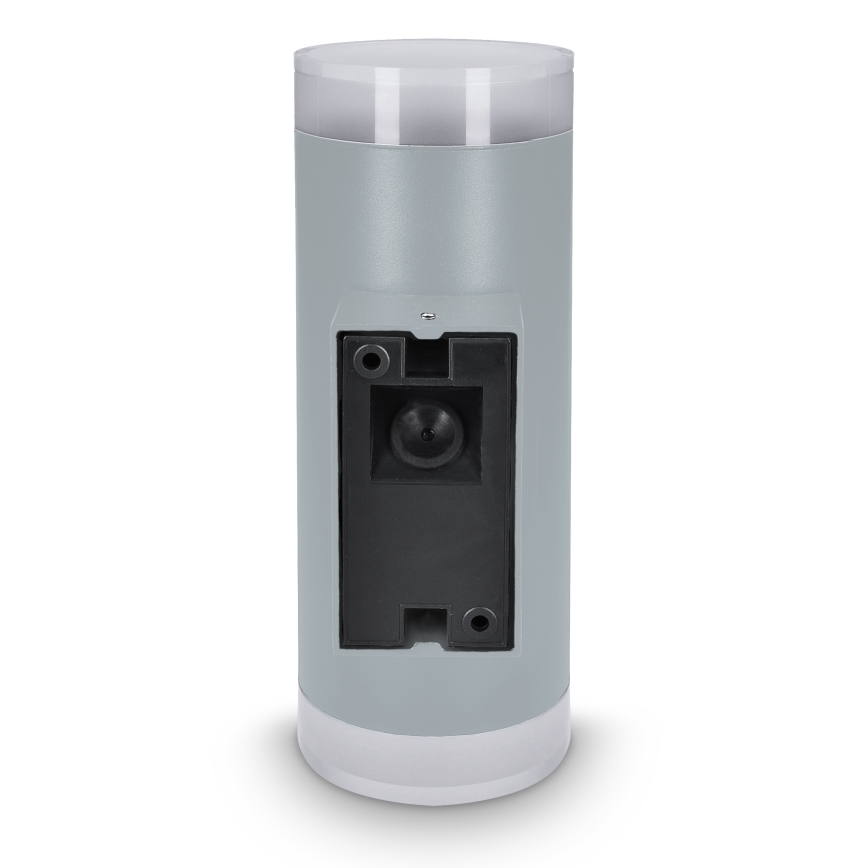 Brilagi - Aplică de perete LED RGBW reglabilă pentru exterior MATERA, 2x GU10, 4,8W, 230V, 3000K, IP54, gri + telecomandă