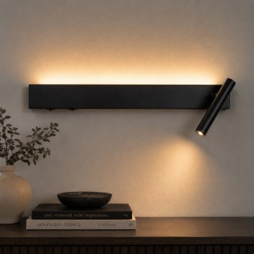 BRILAGI - Aplica de perete LED tip spot ARLIX LED/3W/230V + LED/7W negru CRI 90