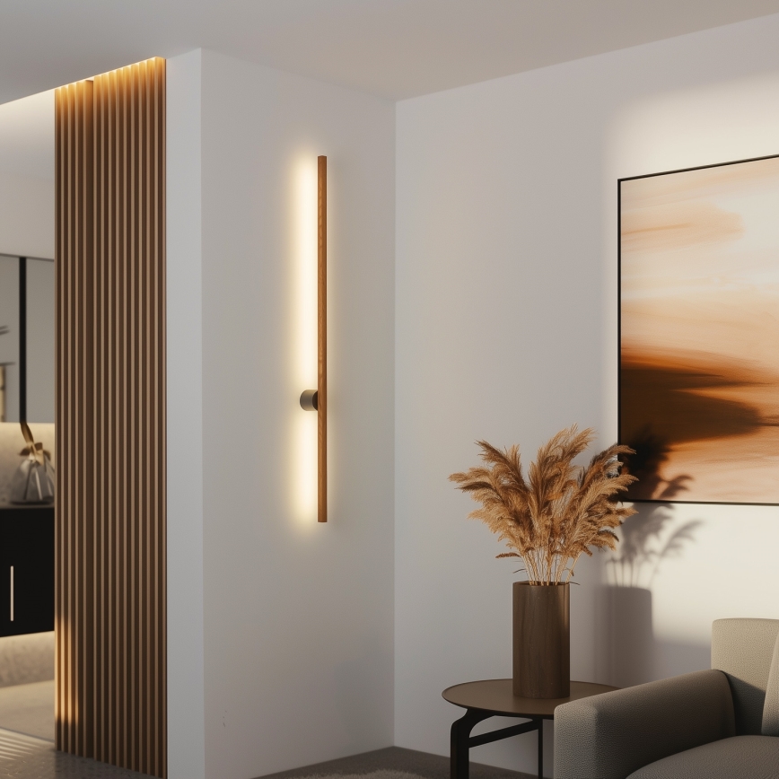 Brilagi - Aplică de perete LED WOODY LINE LED/7W/230V 4000K 60 cm stejar cireș