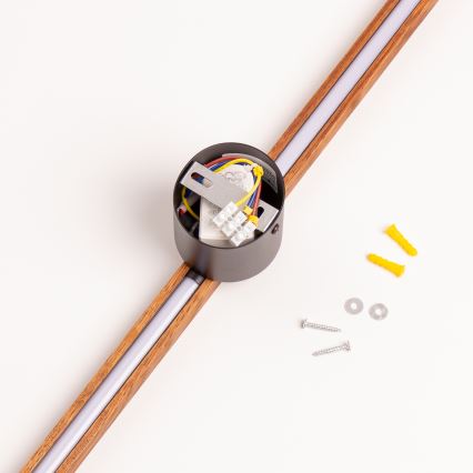 Brilagi - Aplică de perete LED WOODY LINE LED/7W/230V 4000K 60 cm stejar cireș