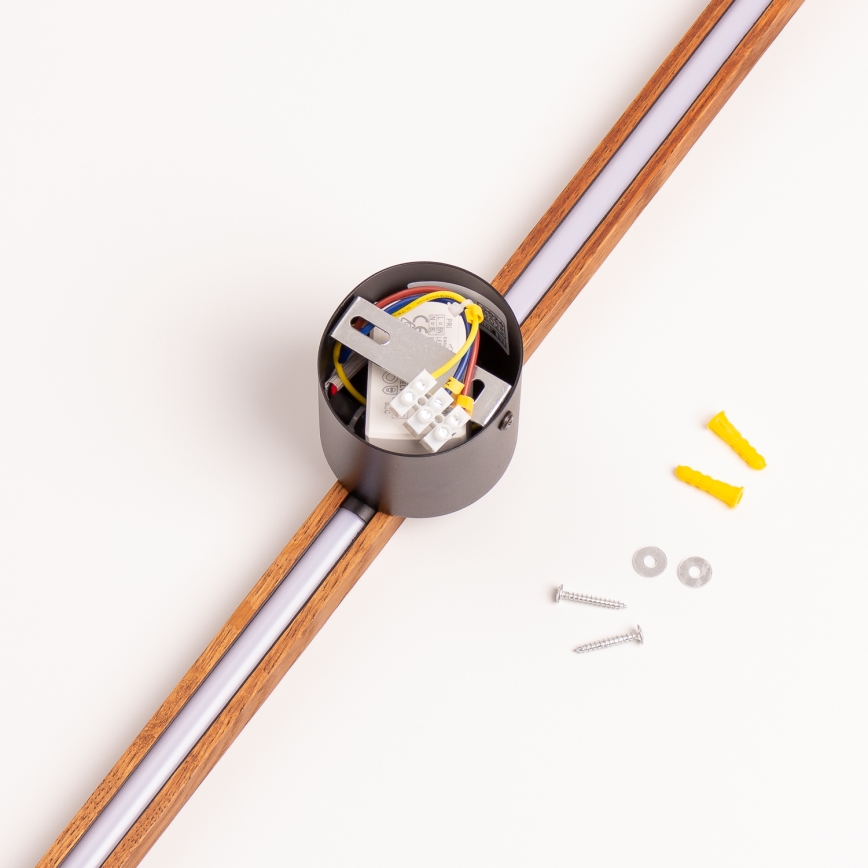Brilagi - Aplică de perete LED WOODY LINE LED/7W/230V 4000K 60 cm stejar cireș